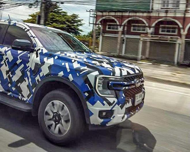 Ford Ranger thế hệ mới lộ thêm ảnh cản trước cực ngầu