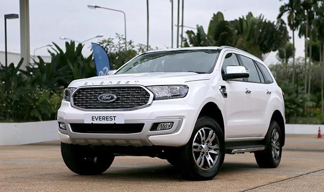 Giá xe Ford Everest lăn bánh tháng 2/2022, hỗ trợ 20 triệu đồng phí trước bạ